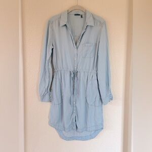 Athleta Light Blue Denim Dress